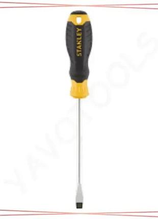 Плоская отвертка stanley cushion grip s/d flared 8x150mm инструмент для работы с винтами и крепежом sku_stht16149-0