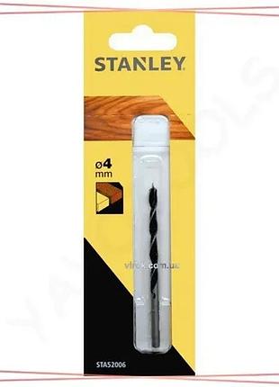 Свердло по дереву stanley ø4 мм для сверления древесины инструмент для ремонта и строительства sku_sta52006-qz