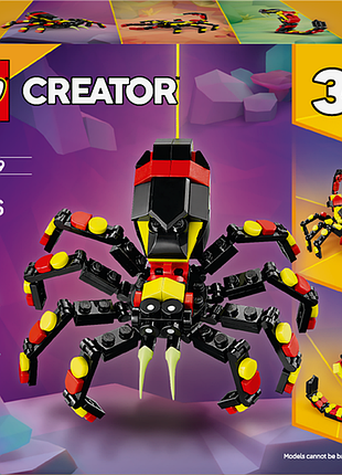 Конструктор lego creator дикі тварини: дивовижний павук 153 деталі (31159)