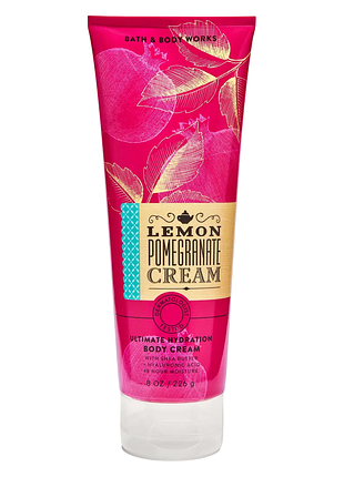 Парфюмированный крем для тела bath & body works (1200198025468) lemon pomegranate cream 226 г
