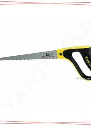 Ножовка по дереву и пластику stanley fatmax 300 мм 9 зубов для работы с деревом и пластиком sku_2-17-205