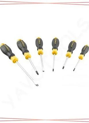 Набор отверток stanley cushion grip 4 шт профессиональные инструменты для ремонта и сборки sku_stht16165-0