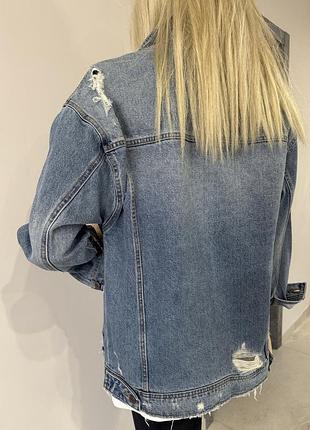 Джинсова куртка zara 3