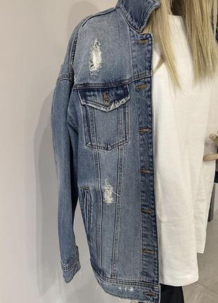 Джинсова куртка zara 2