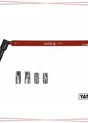 Ключ для монтажу сантехнічної арматури yato hex 13 мм 8-12 мм зі сталі для сантехніки монтажний інстру sku_yt-24780