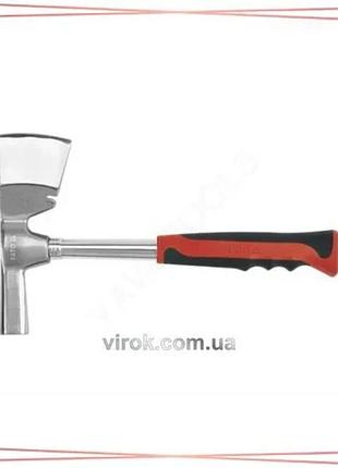 Сокирка штукатура yato 600 г 315 мм металева ручка для штукатурних робіт та ремонту sku_yt-4564