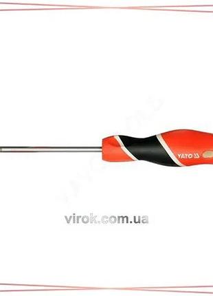 Викрутка хрестова yato philips ph1 200мм інструмент для ремонту та монтажу техніки ручний інструмент sku_yt-25926