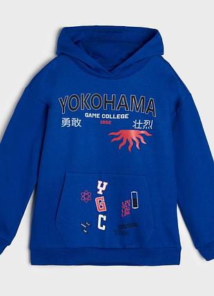 Толстовка худі на флісі yokohama sinsay на хлопчика 21455