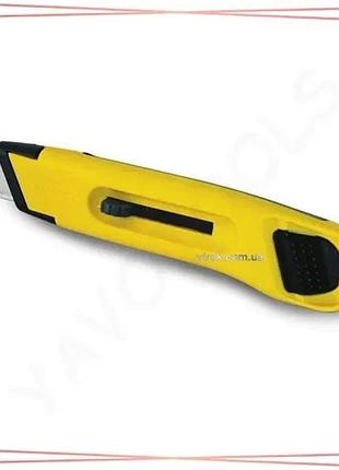 Нож stanley utility 150 мм с высувным лезвием для отделочных работ трапециевидный инструмент для ремон sku_0-10-088