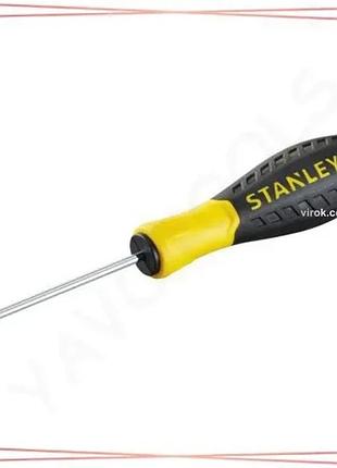 Плоская викрутка stanley essential шлиц sl3 х 75 мм инструмент для сборки и ремонта бытовой техники sku_stht0-60358