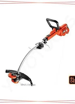 Электрический тример black+decker 900вт покос 35см 6500об/мин для травы и газонов 2мм жилка sku_gl9035-qs
