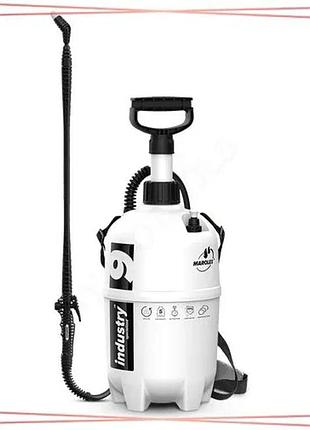 Ранцевый опрыскиватель marolex industry acid line 9l 0,4mpa штанга 65-111см шланг 170см для химии sku_s103.152