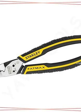 Комбинированные кусачки stanley fatmax 180 мм 5 в 1 для работы с проводами и крепежом sku_fmht0-75468