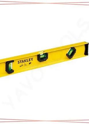 Уровень stanley basic i-beam 60 см 3 капсулы алюминиевый профессиональный строительный уровень для раз sku_0-42-074