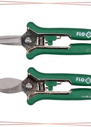 Секатори до гілок flo d=10 мм l=150 мм 2 шт для обрізки рослин садові ножиці sku_99195
