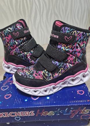 Демісезонні чобітки skechers 30р