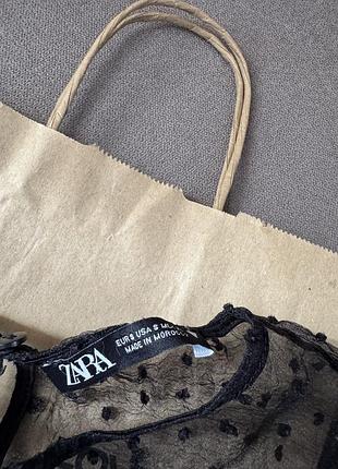Блуза від zara  в горох 3