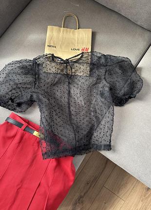 Блуза від zara  в горох