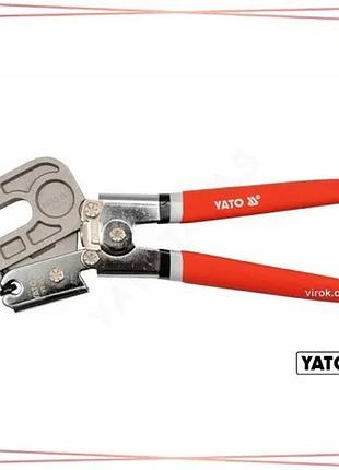 Кліщі для з'єднання металевих профілів yato l=275 мм для з'єднання профілів t≤0.8 мм механічний інстру sku_yt-5130