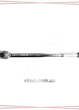 Динамометричний ключ vorel 1/2" 28-210 нм 465 мм для затягування кріплення гайковий ключ sku_57350