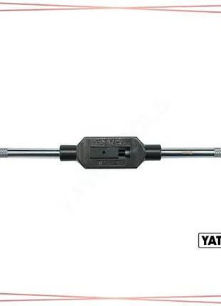 Вороток для метчиков yato m5-m20 длина 375 мм инструмент для нарезки резьбы sku_yt-2994