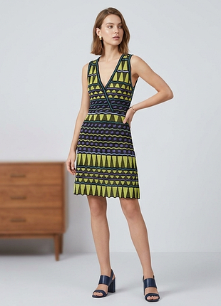 Платье mmissoni с геометрическим узором и люрексом, размер: xs-s