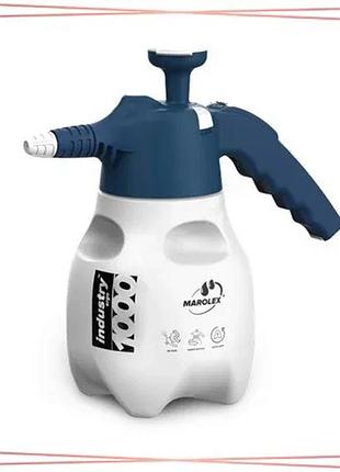Оприскувач ручний marolex industry ergo alka line 1l 0,4mpa epdm 3d flex 360° для дезінфекції та миття sku_s091.103
