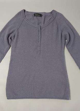 Cashmere double fil henley sweater кофтинка жіноча