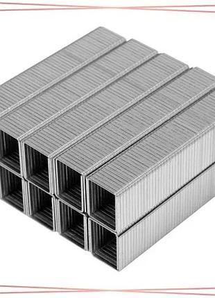 Скобы до степлера yato yt-70020 yt-70021 h=14 мм b=11,3 мм t=1,2х0,52 мм упаковка 1000 шт для офисных sku_yt-70274