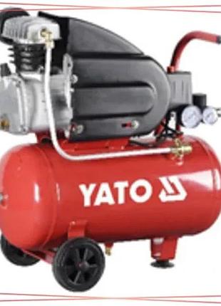 Компрессор yato 230 в 1,5 квт давление 8 bar производительность 150 л/мин ресивер 24 л воздушный компр sku_yt-23230