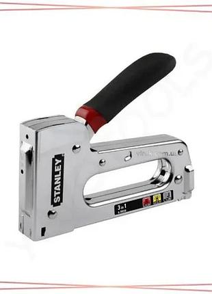 Степлер stanley light duty tr120 для скоб типу а і шпильок типу j канцелярський інструмент для офісу sku_stht6-70410