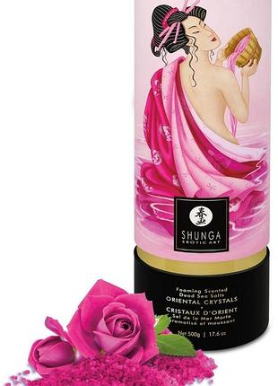 Соль для ванны shunga oriental crystals aphrodisia, 500 г