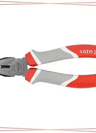 Плоскогубці комбіновані yato 180 мм crv для ремонту та монтажу універсальний інструмент sku_yt-6601