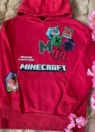 Тепле худі minecraft 6,7 років на флісі