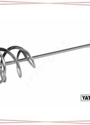 Міксер для будівельних сумішей yato оцинкований ø135 x 600 мм m14 макс 20-30 кг для замісу розчинів sku_yt-55033