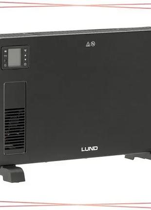 Конвекторный обогреватель lund 2300 вт с вентилятором и функцией антифриза для быстрого обогрева помещ sku_68652