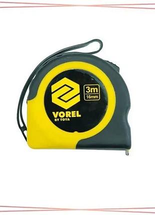Рулетка vorel 10м 25мм измерительный инструмент для строительства и ремонта рулетка для измерений sku_10111