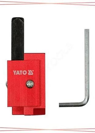 Кутовая стамеска yato 90° 9х9 мм для работы с деревом и деревянными материалами инструмент для установ sku_yt-62840