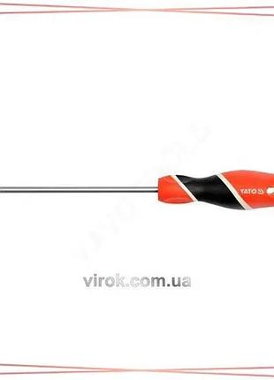 Викрутка хрестова yato pozidriv pz2 150 мм інструмент для ремонту та монтажу викрутка для роботи sku_yt-25943
