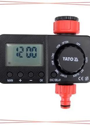 Контроллер управления поливом yato yt-90200 автоматический цифровой полив для сада и теплиц sku_yt-90200