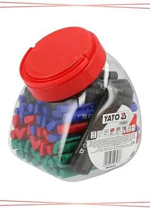 Технические маркеры yato 72 шт черный зеленый синий красный для работы на различных поверхностях sku_yt-69311