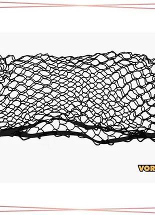 Сетка-органайзер для багажника автомобиля vorel 70x30 см с 2 г hooks из поли пропилена для хранения ве sku_82260