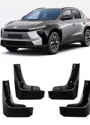 Брызговики mgc toyota bz4x 2022-2026 г. в. комплект 4 шт pw38910000, pw38910001, pw38910002