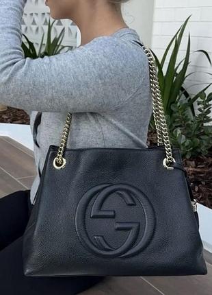Gucci оригінальна шкіряна жіноча сумка
