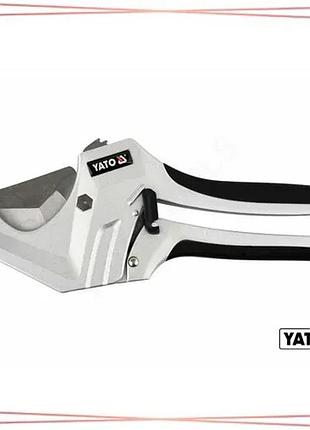 Труборез для пвх труб yato max ø 64 мм алюминиевый корпус инструмент для резки труб sku_yt-22293