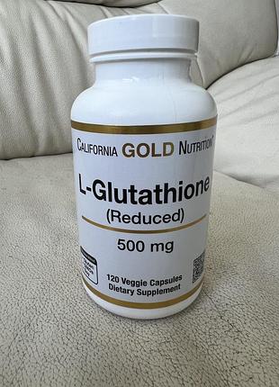 L-glutathione reduced л-глутатіон 500 california gold nutrition