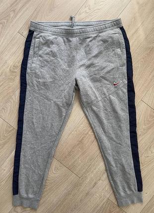 Флісові спортивні штани nike club fleece colorblock joggers (2xl) / оригінал свіжа колекція