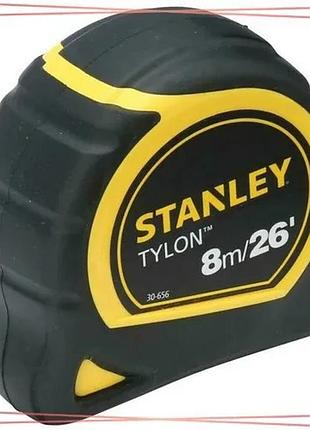 Рулетка stanley tylon 8 м 25 мм эргономичный корпус для профессионалов и домашних мастеров измерительн sku_0-30-656