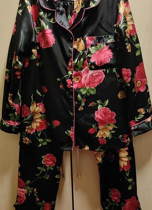 Роскошная черная пижама rosme