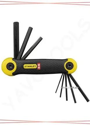 Шестигранник stanley 8 шт 1 5-2-2 5-3-4-5-6-8 мм у корпусі ключ для гайок і болтів інструмент для ремо sku_2-69-264